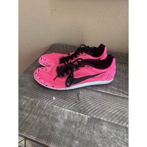 Nike Zoom Rival Womens Size 8.5 Bright Pink Track Shoes With Spikes